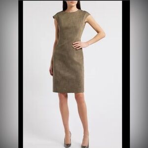 Ralph Lauren Tan Midi Dress